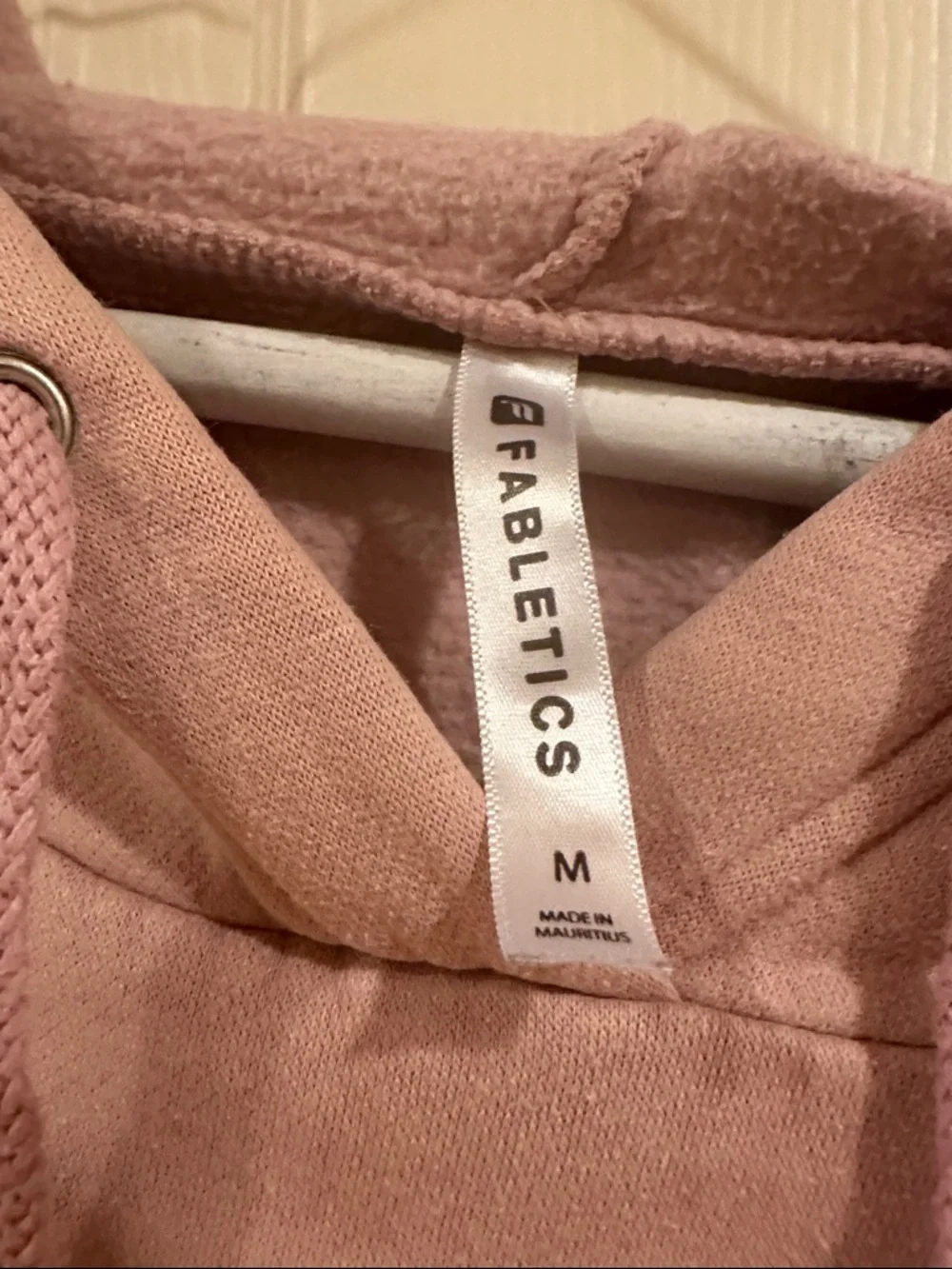 Fabletics Dusty Rose Hooded Pullover Sweatshirt - Picture 2 of 3